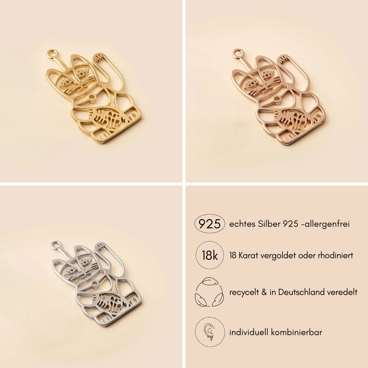 Anhaenger_charm_winkekatze_gl_ckskatze_wechseln_austauschbar_wandelbar_creole_ohrring_silber_gold_rosegold_Produktvorteil
