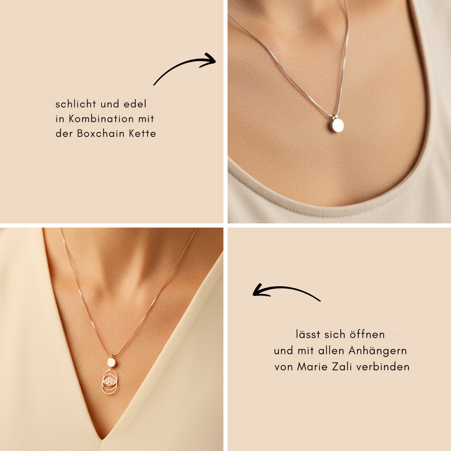 Basis Medaillon für wandelbare Anhänger