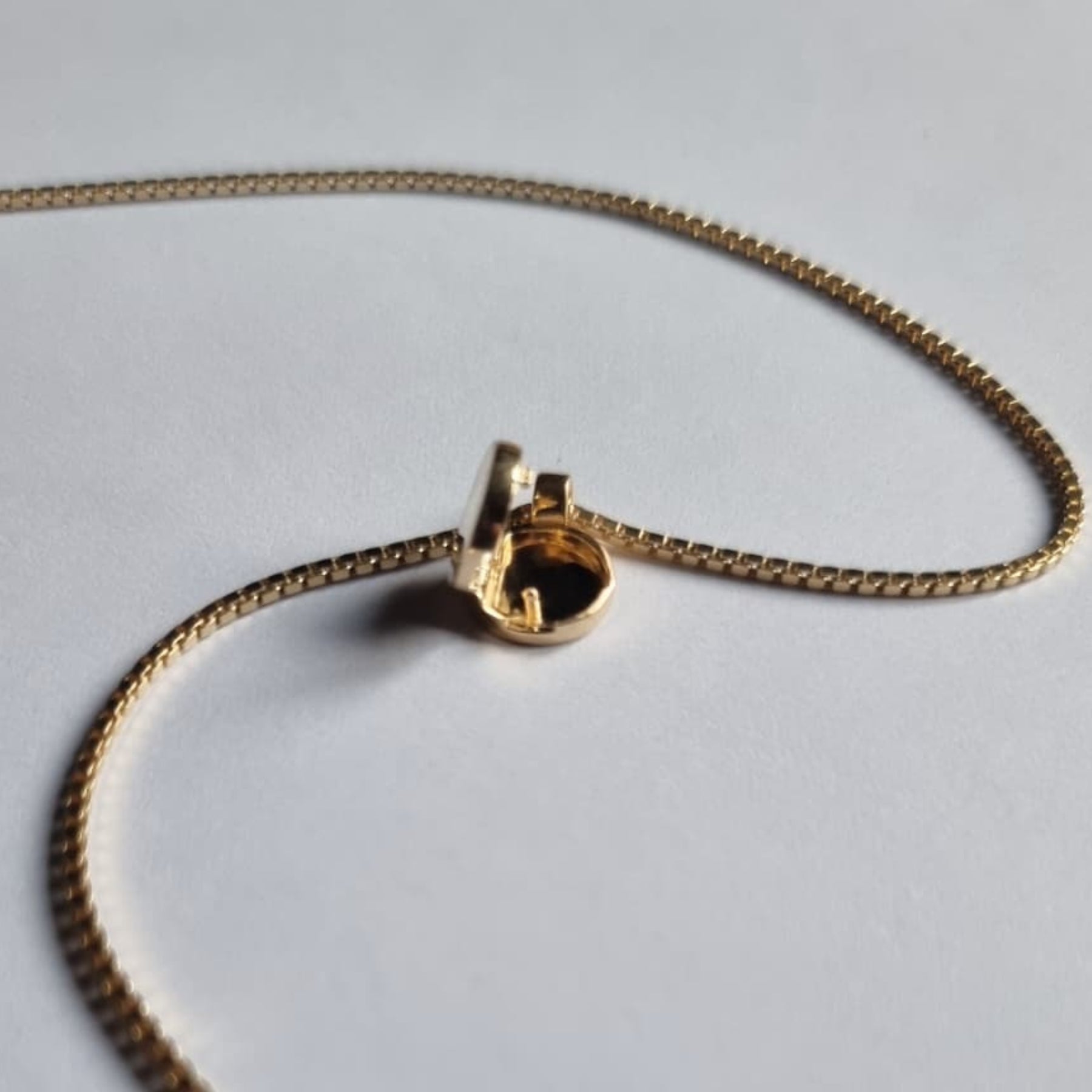 Kette Boxchain für wandelbares Medaillon