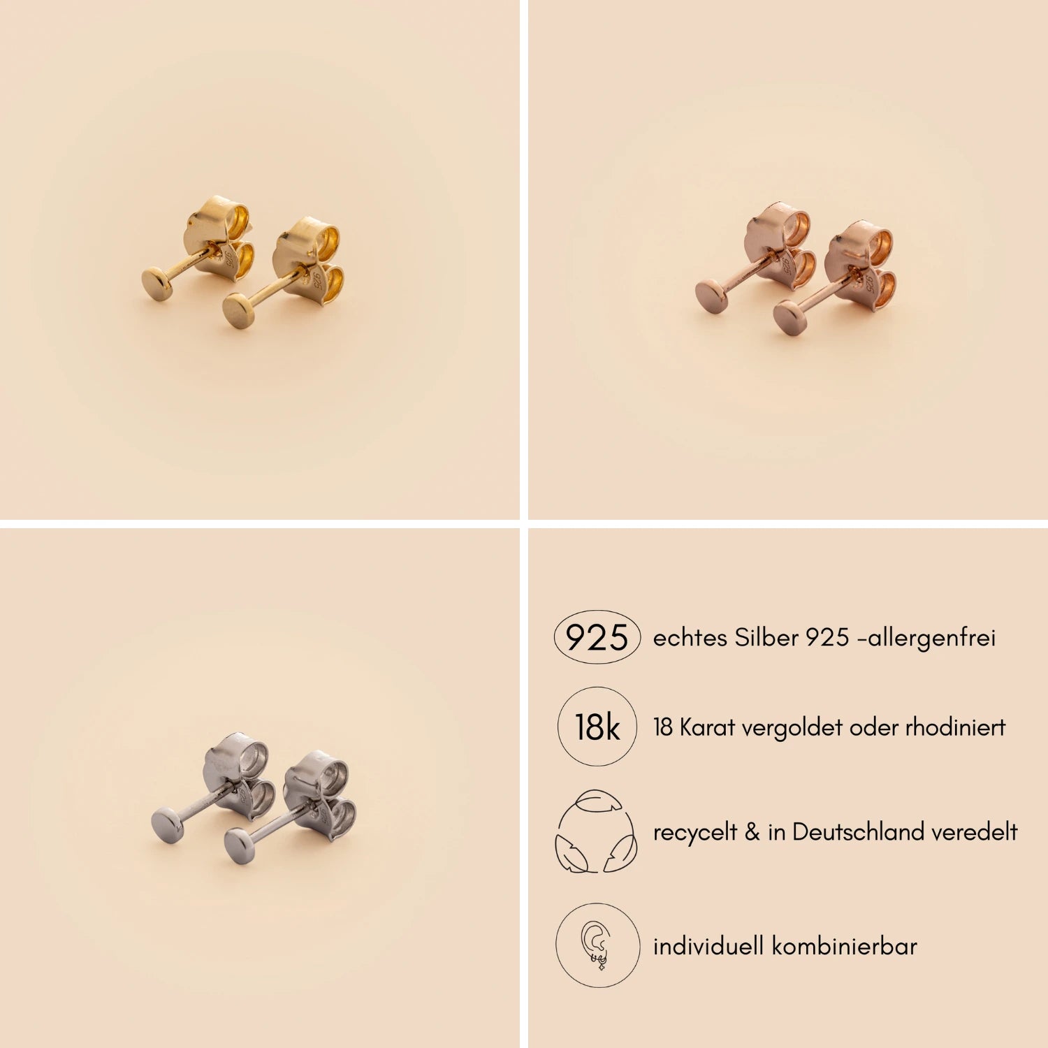 Marie_Zali_Stecker_gold_rosegold_silber_anhaenger_wechselbar_systemstecker_rund_klein_18k_Produktvorteil_paar