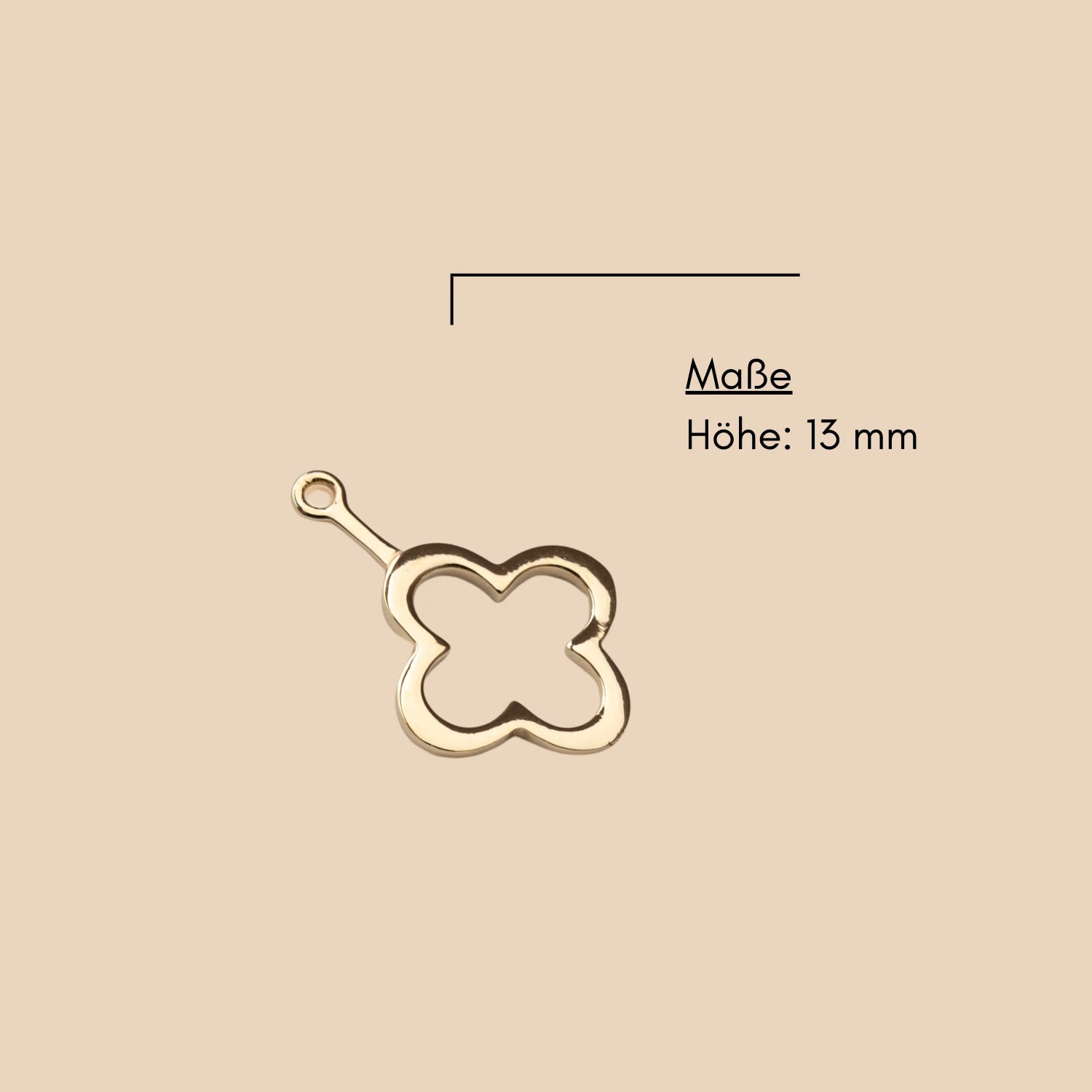 Anhaenger_charm_blatt_klee_kleeblatt_wechseln_austauschbar_wandelbar_creole_ohrring_rosegold_gold_silber_Masse_13mm