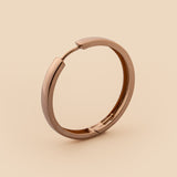 Breite Creole, 30mm Durchmesser, rosegold, für wandelbare Creolen, Ohrringe mit austauschbaren Anhängern